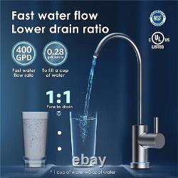 Système D'osmose Inverse G3 Waterdrop, Certifié Nsf, Sans Réservoir, Sous Système D'évier
