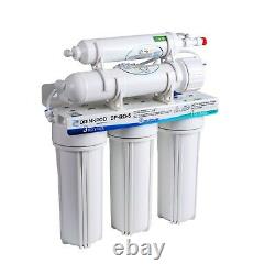 Système De Filtration D'eau À Osmose Inverse 5 Étapes Avec Robinet Et Compteur Tds