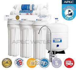 Système De Filtration D'eau Par Osmose Inverse Certifié Ro-90 À Haut Débit De L'étage 90gpd De L'apec 5