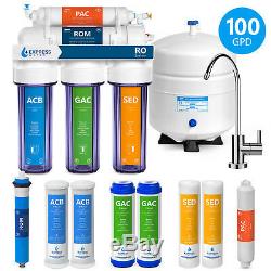 Système De Filtration D'eau Par Osmose Inverse Clear Ro Plus 4 Filtres Gratuits 100 Gpd
