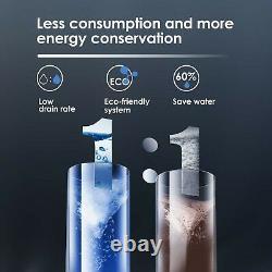 Système De Filtration D'eau Par Osmose Inverse De Goutte D'eau, Débit Rapide De 400 Gpd, Wd-g2-w