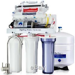 Système De Filtration D'eau Par Osmose Inverse Ispring # Rcc1up-ak À 7 Étapes 100 Gpd