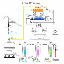 Système De Filtration D'eau Potable À Système De Filtration Par Osmose Inverse À 5 Étapes