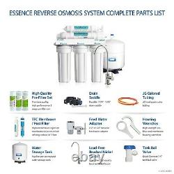 Système De Filtration D'eau Potable Ultra-sûre À Osmose Inverse (ressence Roes50) (blanc)