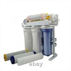 Système De Filtration De L’eau Potable 6 Étapes 200 Gpd Under-sink Reverse Osmosis