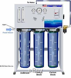 Système Hydroponique De Filtre D'eau De Filtration Commerciale De Osmose Inverse 2000 Gpd Ro
