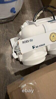 Système d'eau à osmose inverse ROES-50 5 étapes de démonstration de l'essence de l'APEC