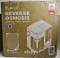 Système d'osmose inverse Bluevua RO100ROPOT-UV Filtre à eau de comptoir 6 étapes NOUVEAU