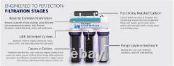 Système de filtration d'eau alcaline à osmose inverse en 6 étapes avec pompe de perméat 100 GPD