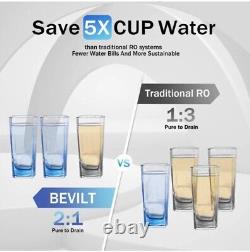 Système de filtration d'eau par osmose inverse Bevilt RO sans réservoir blanc