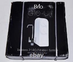 Système de filtration d'eau par osmose inverse Brio G10-U 500 GPD ROSL500WHT Neuf scellé