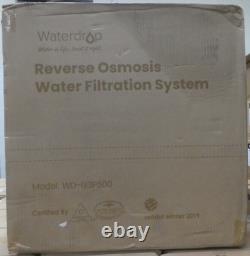 Système de filtration d'eau par osmose inverse Waterdrop G3P600 Nouveau