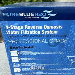 Système de filtration d'eau par osmose inverse à 4 étapes Pure Blue H2O 11 (Ensemble Costco)
