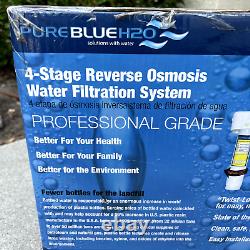 Système de filtration d'eau par osmose inverse à 4 étapes Pure Blue H2O 11 (Ensemble Costco)