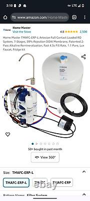 Système de filtration d'eau par osmose inverse sous évier Home Master modèle # TMAFC-ERP-L