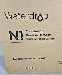 Système de filtration de l'eau par osmose inverse Waterdrop N1 pour comptoir