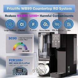 Système de filtre à eau alcaline par osmose inverse de comptoir Frizzlife WB99-C