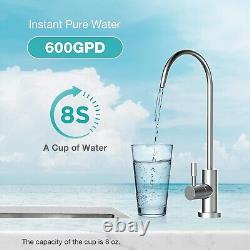 Système de filtre à eau sans réservoir SIMPURE 600GPD à osmose inverse à 7 étapes