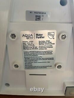 Système de purification d'eau AQUA TRU AT2010 sur le comptoir sans filtres