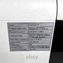 Système de purification de l'eau par osmose inverse SimPure Y7 UV de comptoir