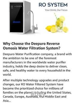 Système de traitement d'eau Deepuro par osmose inverse à 5 étapes NEUF 199 $