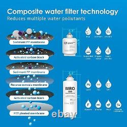 Waterdrop 600 Gpd Ro Système De Filtration D'eau Par Osmose Inverse, 21 Pur À Drainer