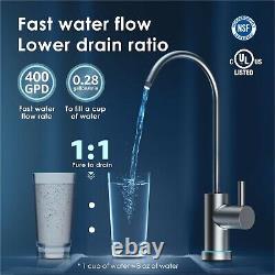 Waterdrop G3 Système De Filtration D'eau À Osmose Inverse Sans Réservoir, Avec 6 Filtres
