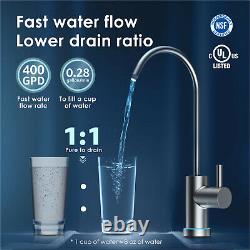 Waterdrop Inverse Osmose Système De Filtration D'eau Potable Sans Réservoir 400 Gpd Ro