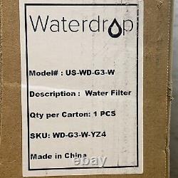 Waterdrop Ro G3 Système De Filtration D'eau Par Osmose Inverse (wd-g3-w) Robinet Intelligent