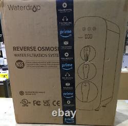 Waterdrop Ro Système De Filtration D'eau D'osmose Inverse, Sans Réservoir, 400 Gpd Flo Rapide