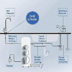 Waterdrop Ro Système De Filtration D'eau Par Osmose Inverse, Certifié Nsf
