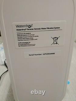 Waterdrop Wd-g2p600-w Système De Filtration D'eau À Osmose Inverse 600gpd Tankles Nouveau