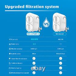 Waterdroptankless Système De Filtration D'eau Par Osmose Inverse, 600 Gpd, Smart Panel