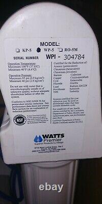 Watts Premier 5-stage Système De Filtration D'eau Par Osmose Inverse